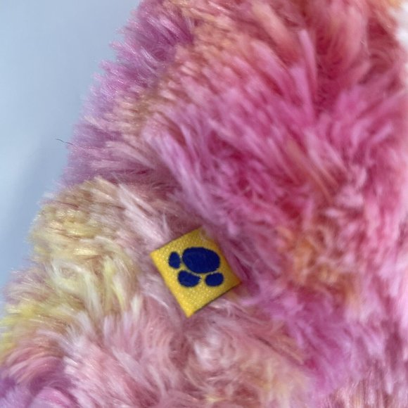 Build A Bear Endless Hugs Teddy Bear 17" Plush Heart Nose Pink Tie Dye Retired - Picture 6 of 7